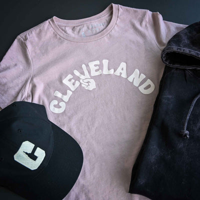 Cleveland Peace - Womens Crew T-Shirt