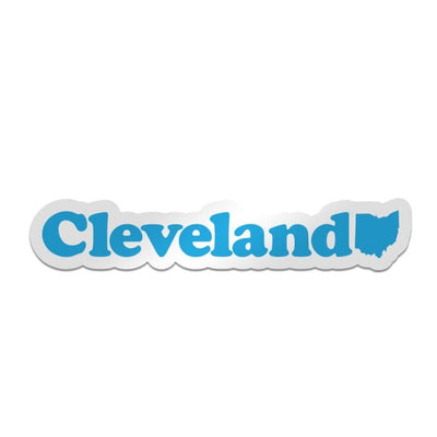 Cleveland Ohio Retro Sticker
