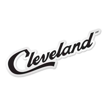 Cleveland Script Vinyl Sticker – 5