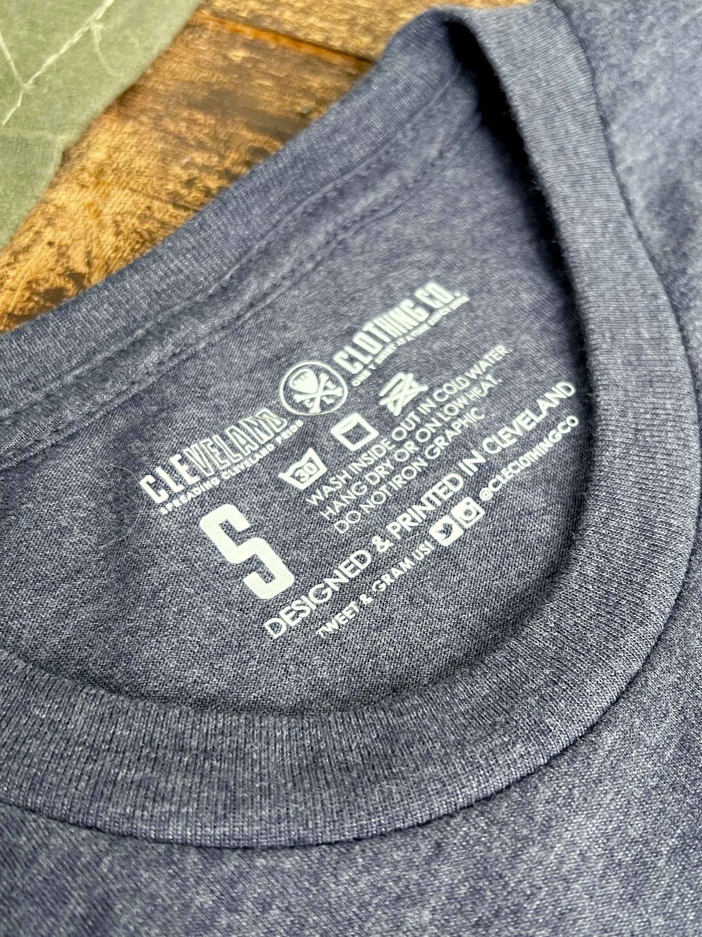 Cleveland Sunset - Navy Unisex Crew T-Shirt