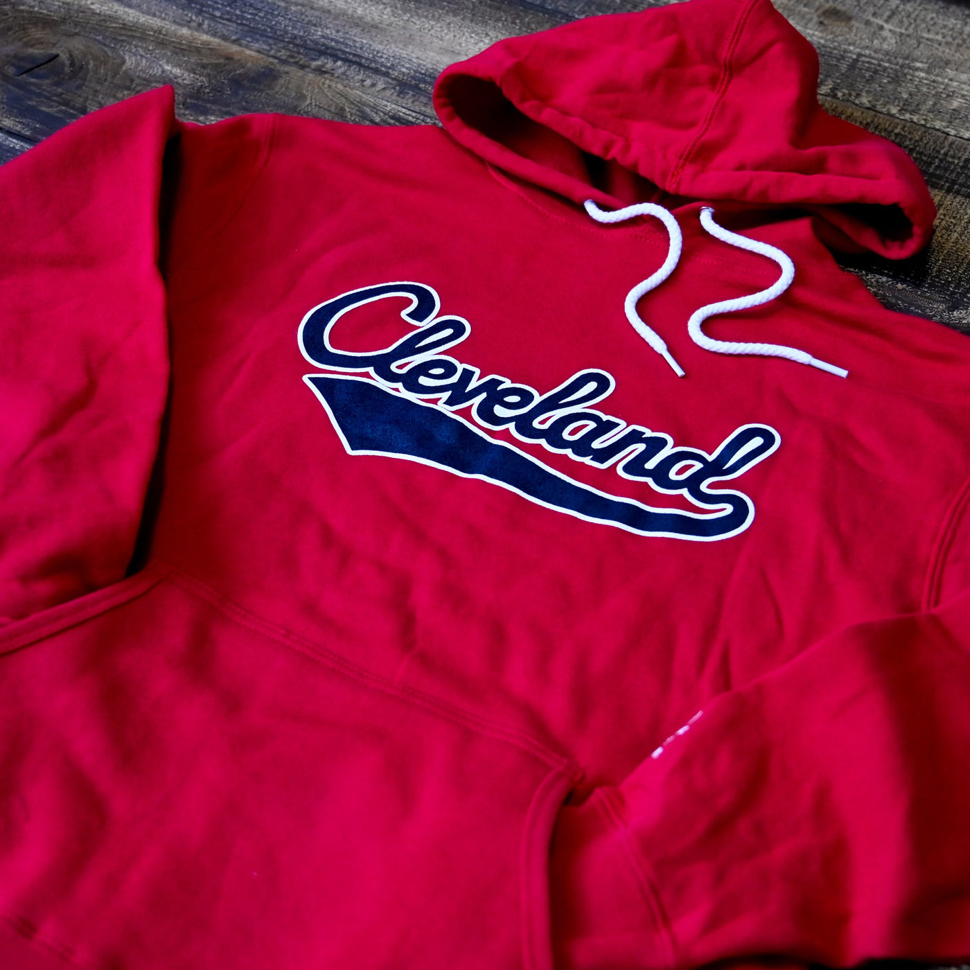 Cleveland Ballpark Script - Unisex Pullover Hoodie