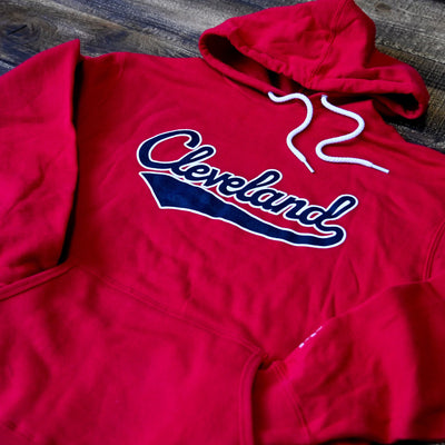 Cleveland Ballpark Script - Unisex Pullover Hoodie