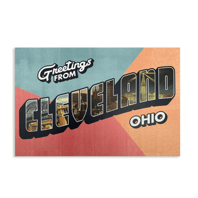 Greetings From Cleveland Postcard