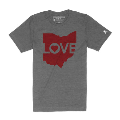 Ohio Love Logo - Unisex Crew T-Shirt