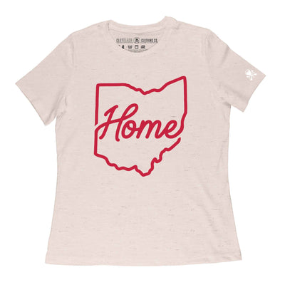 Ohio Home Monoline - Womens Relaxed Fit Crew T-Shirt