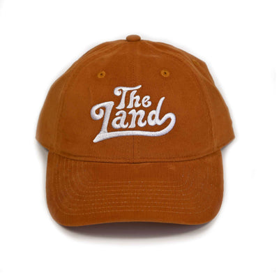 The Land (Groovy) Cord Dad Hat - Pumpkin