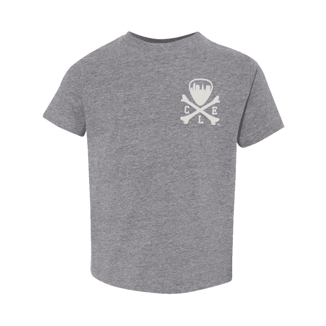 CLE Logo - Toddler Crew T-Shirt - Grey