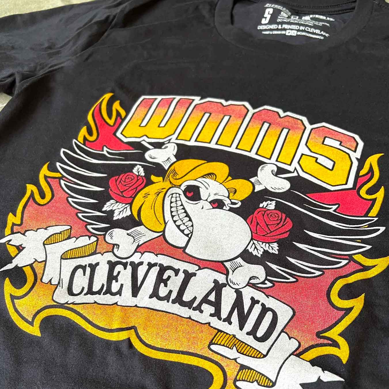 Wmms Cleveland Baseball Rock Mascot Shirt - Peanutstee