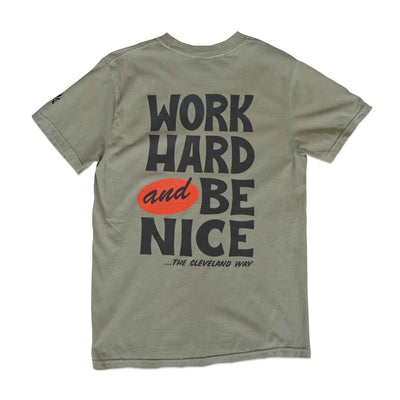 Work Hard Be Nice - Unisex Pocket Tee