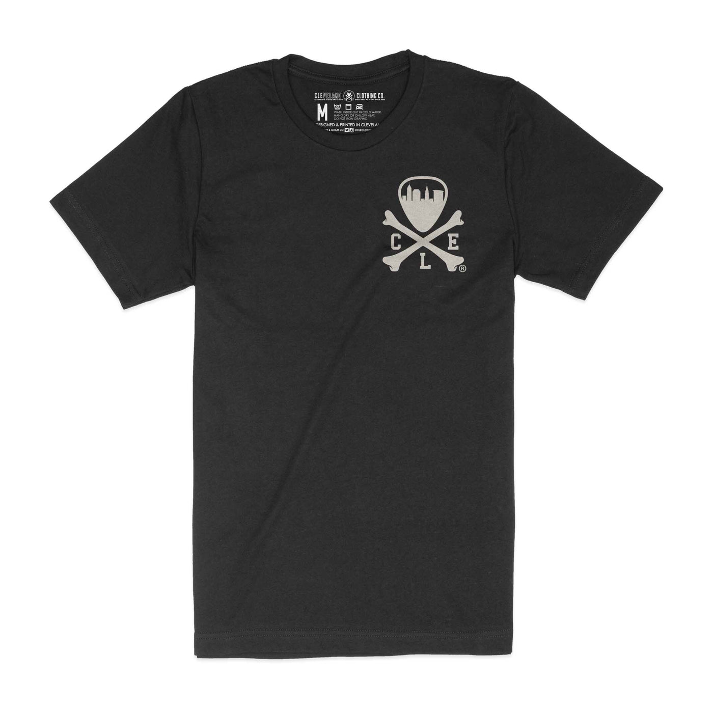 CLE Logo - Unisex Crew T-Shirt - Heather Black