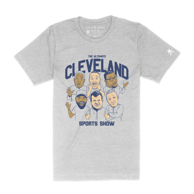Ultimate Cleveland Sports Show - Cartoons - Unisex Crew T-Shirt