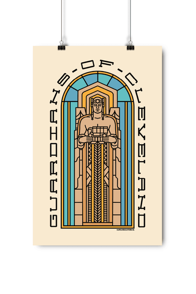 Guardian Stained Glass 11x17 Print
